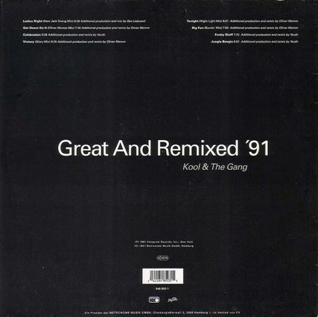 Kool & The Gang : Great And Remixed '91 (LP, Comp)