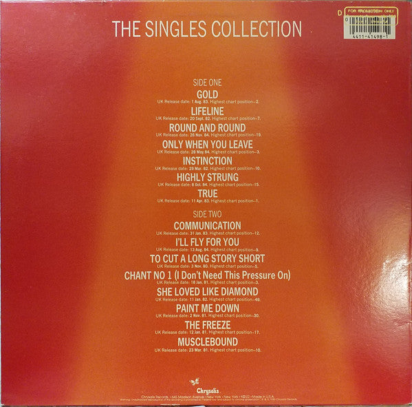 Spandau Ballet : The Singles Collection (LP, Comp, Pit)