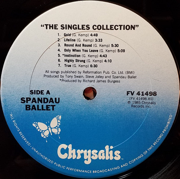 Spandau Ballet : The Singles Collection (LP, Comp, Pit)