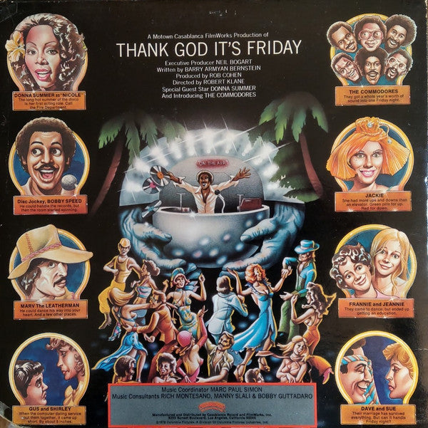 Various : Thank God It's Friday (The Original Motion Picture Soundtrack) (2xLP, Album, Comp, Als + 12", S/Sided)