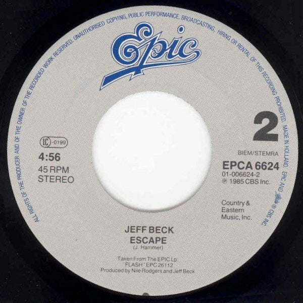 Jeff Beck : Gets Us All In The End (Drum Intro Edit) (7", Single)