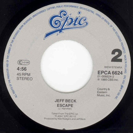 Jeff Beck : Gets Us All In The End (Drum Intro Edit) (7", Single)