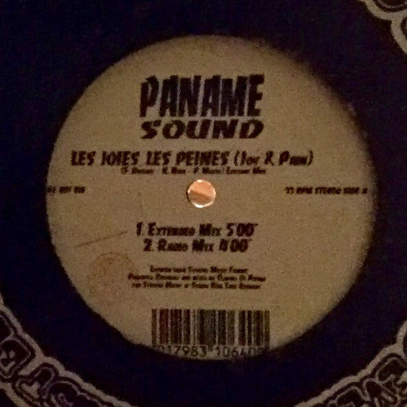 Paname Sound : Les Joies, Les Peines (Joy & Pain) (12")
