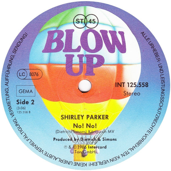Shirley Parker : Lover For A Minute (12", Maxi)