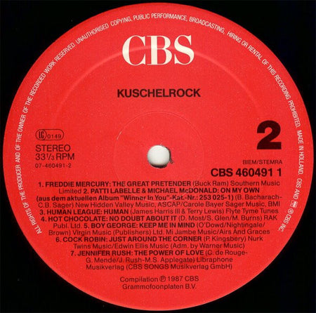 Various : Kuschelrock (3xLP, Comp)