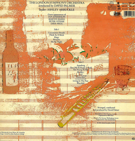 London Symphony Orchestra Featuring Ian Anderson : The London Symphony Orchestra Plays The Music Of Jethro Tull Featuring Ian Anderson (A Classic Case) (LP, Album, M/Print)