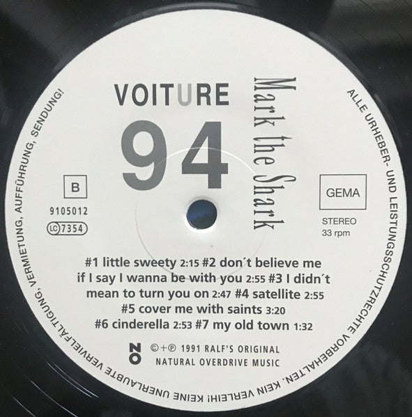 Mark the Shark : Voiture 94 (12", Album)