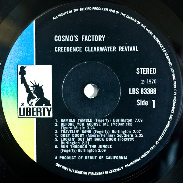 Creedence Clearwater Revival : Cosmo's Factory (LP, Album, Lam)