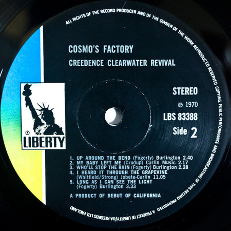Creedence Clearwater Revival : Cosmo's Factory (LP, Album, Lam)