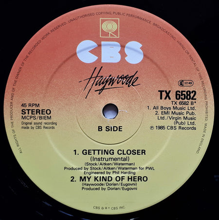 Haywoode : Getting Closer (Extended Version) (12")