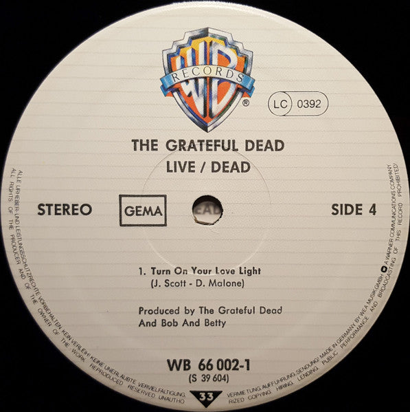 The Grateful Dead : Live/Dead (2xLP, Album, RE)