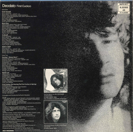 Deodato* : First Cuckoo (LP, Album)