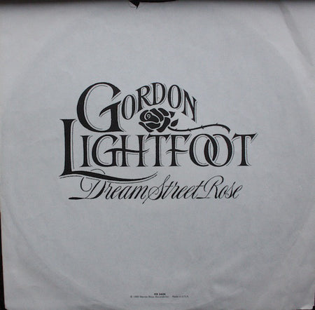 Gordon Lightfoot : Dream Street Rose (LP, Album, Los)