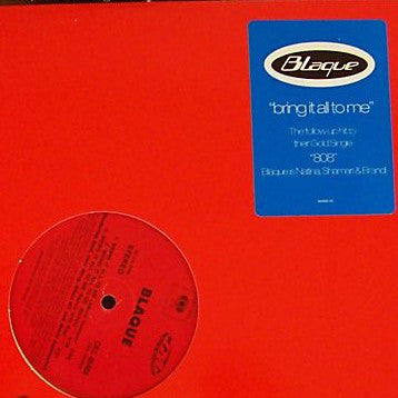 Blaque (2) : Bring It All To Me (12", Promo)