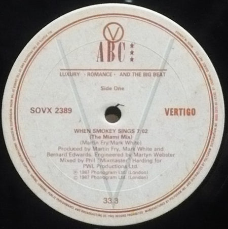 ABC : When Smokey Sings (12", Single)