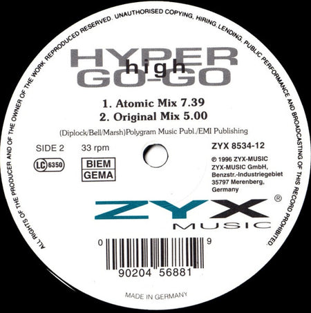 Hyper Go Go : High (12")