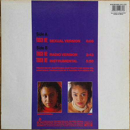 49ers : Touch Me (12", Maxi)
