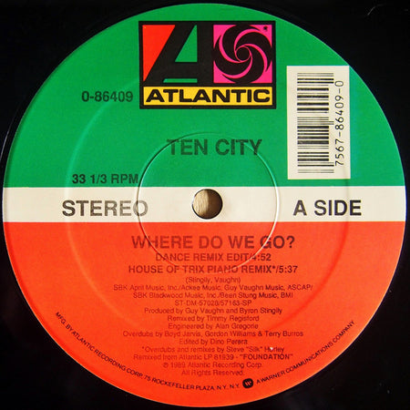 Ten City : Where Do We Go? (12")