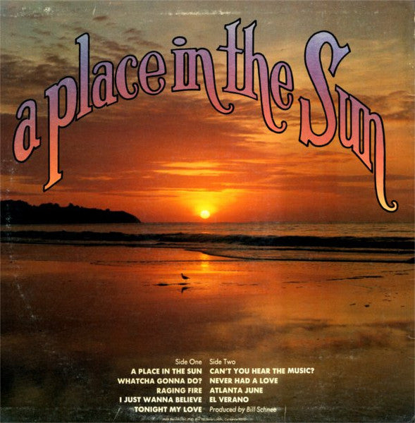 Pablo Cruise : A Place In The Sun (LP, Album, Ter)