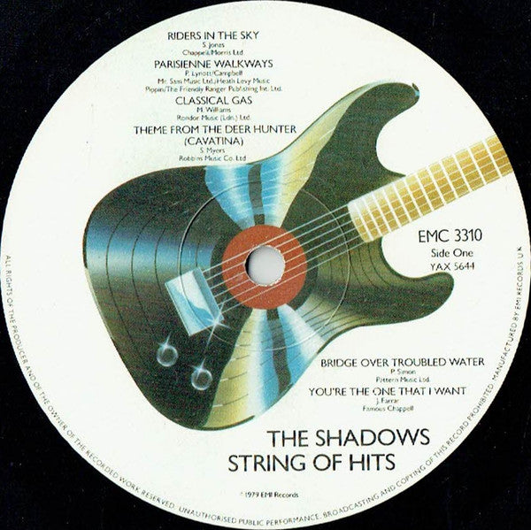 The Shadows : String Of Hits (LP, Album, Pic)
