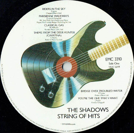 The Shadows : String Of Hits (LP, Album, Pic)