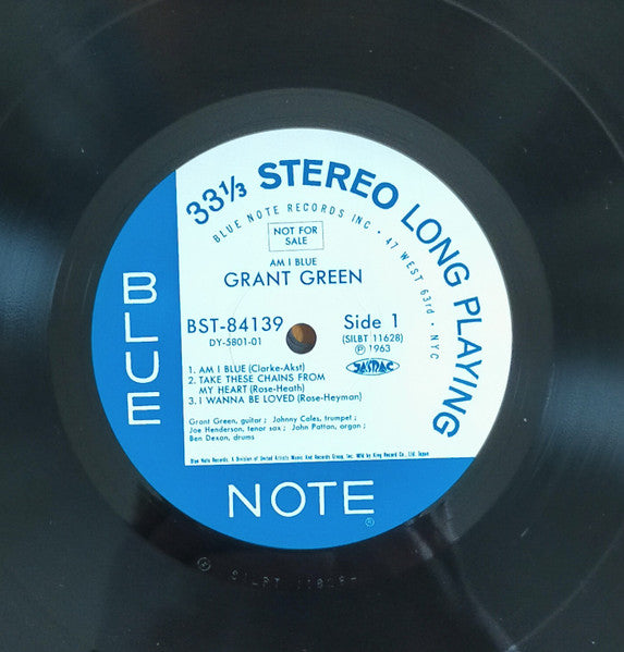 Grant Green : Am I Blue (LP, Album, Ltd, Promo, RE)