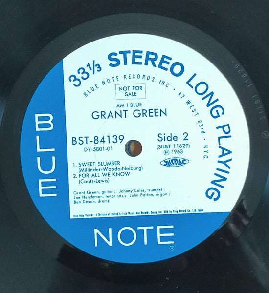 Grant Green : Am I Blue (LP, Album, Ltd, Promo, RE)