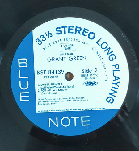 Grant Green : Am I Blue (LP, Album, Ltd, Promo, RE)