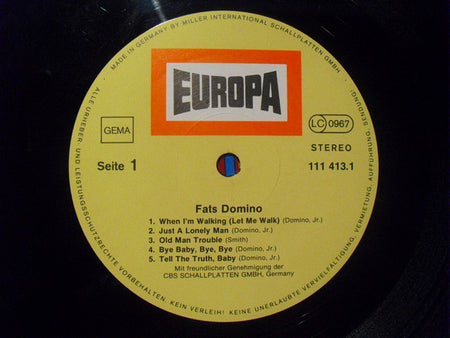Fats Domino : Fats Domino (LP, Comp)