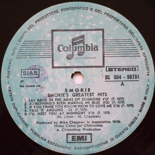 Smokie : Greatest Hits (LP, Comp)