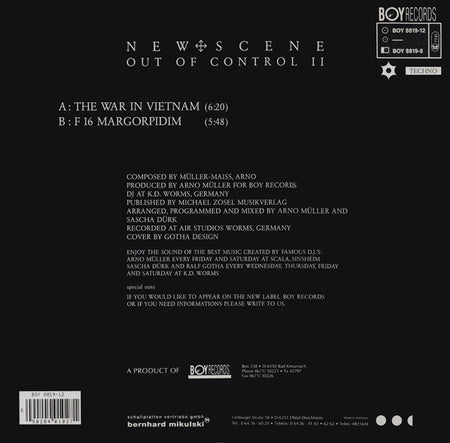 New Scene : Out Of Control II (12")