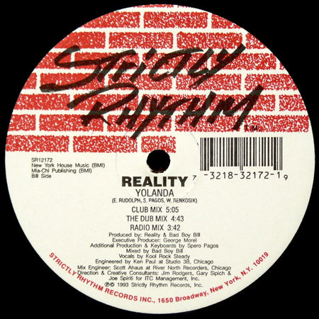 Reality : Yolanda (12")