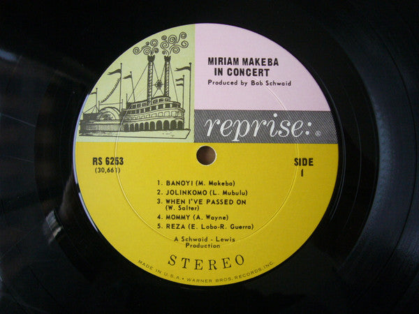 Miriam Makeba : In Concert (LP, Album)