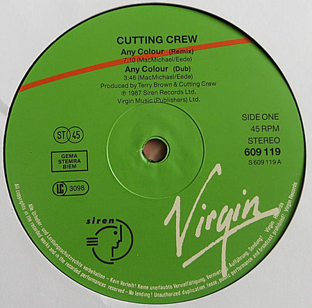 Cutting Crew : Any Colour (12", Maxi)