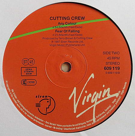 Cutting Crew : Any Colour (12", Maxi)