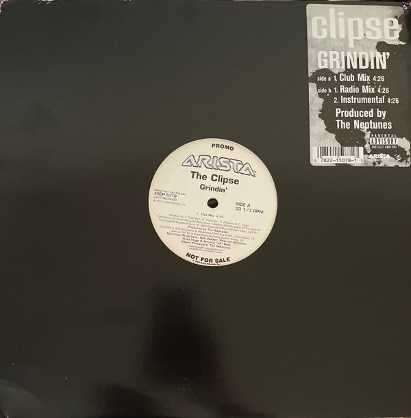 The Clipse* : Grindin' (12", Promo)