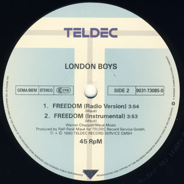 London Boys : Freedom (12")