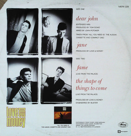 Love And Money : Dear John (12")