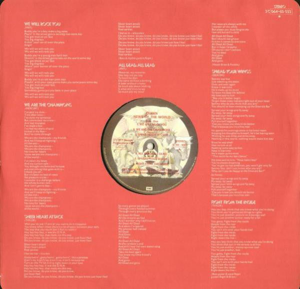 Queen : News Of The World (LP, Album, Gat)