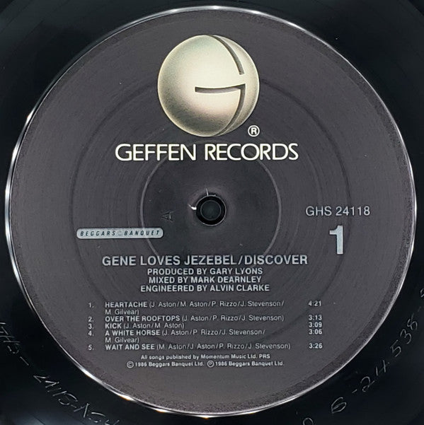 Gene Loves Jezebel : Discover (LP, Album, All)
