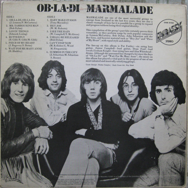 The Marmalade : Ob La Di (LP, Comp)