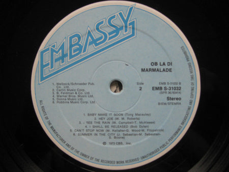 The Marmalade : Ob La Di (LP, Comp)