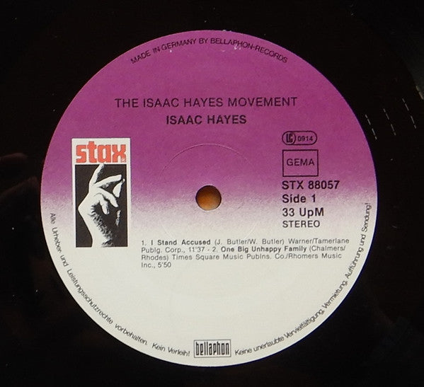 Isaac Hayes : The Isaac Hayes Movement (LP, Album)