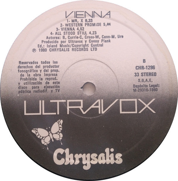 Ultravox : Vienna (LP, Album)