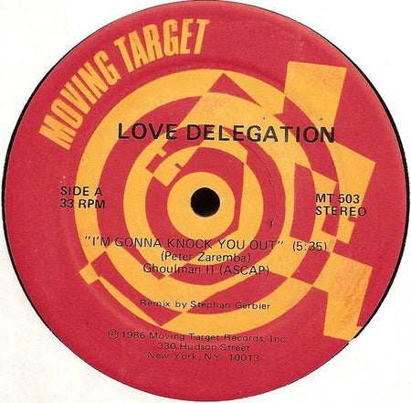Peter Zaremba's Love Delegation : I'm Gonna Knock You Out! (12", Maxi)