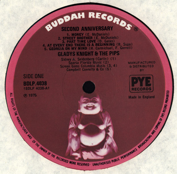 Gladys Knight And The Pips : 2nd Anniversary (LP, Album)