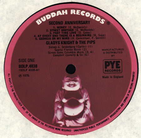 Gladys Knight And The Pips : 2nd Anniversary (LP, Album)