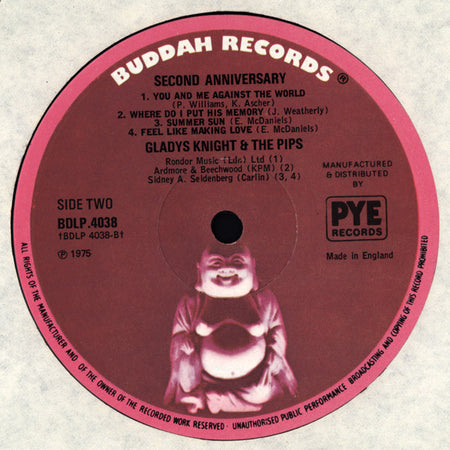 Gladys Knight And The Pips : 2nd Anniversary (LP, Album)