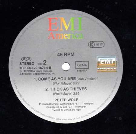 Peter Wolf : Come As You Are (Extended Version) (12", Single)