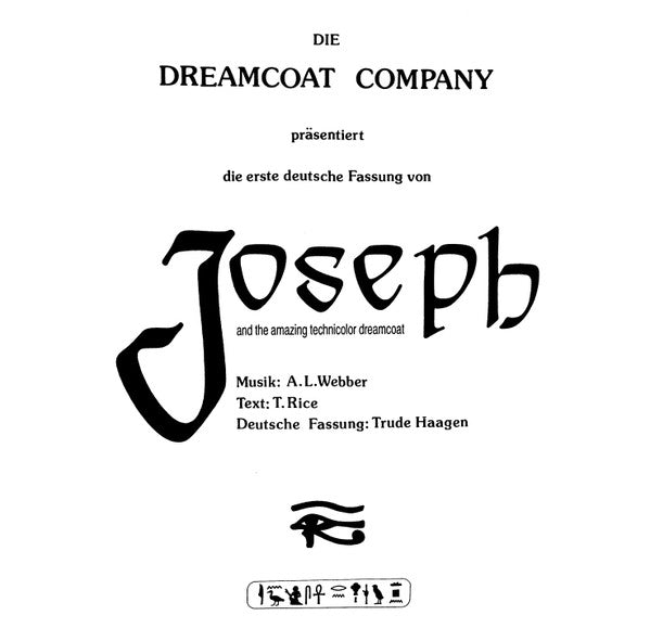 Andrew Lloyd Webber And Tim Rice, Trude Haagen : Joseph And The Amazing Technicolor Dreamcoat (LP)